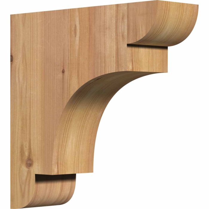 Ekena Millwork 3-1/2"W X 12"D X 12"H New Brighton Smooth Corbel - Image 6