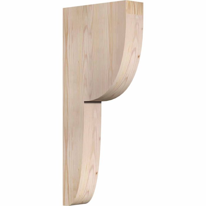Ekena Millwork 3-1/2"W X 12"D X 12"H Crestline Smooth Corbel - Image 6