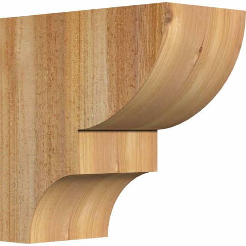 Ekena Millwork 6"W X 12"D X 12"H Ridgewood Rough Sawn Corbel