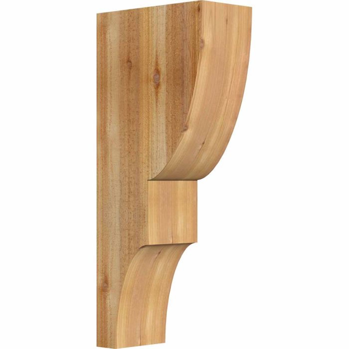 Ekena Millwork 6"W X 12"D X 12"H Ridgewood Rough Sawn Corbel - Image 2