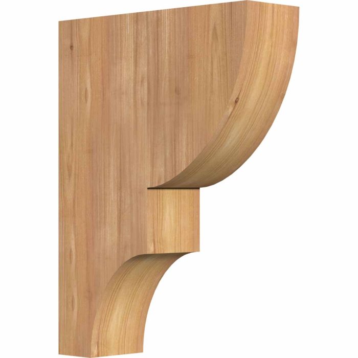 Ekena Millwork 3-1/2"W X 12"D X 12"H Ridgewood Smooth Corbel - Image 5
