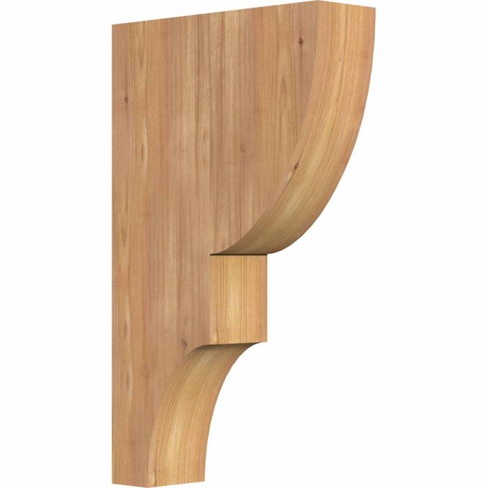 Ekena Millwork 3-1/2"W X 12"D X 12"H Ridgewood Smooth Corbel - Image 4