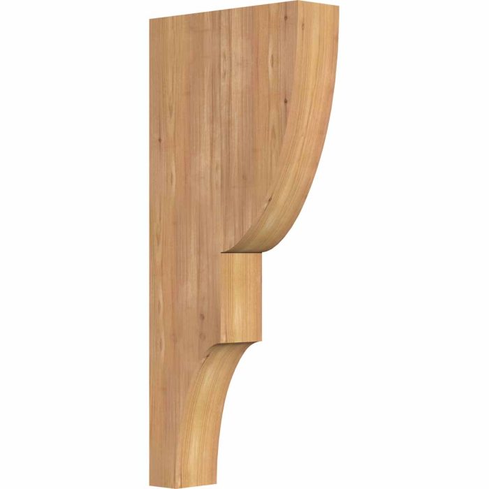 Ekena Millwork 3-1/2"W X 12"D X 12"H Ridgewood Smooth Corbel - Image 2
