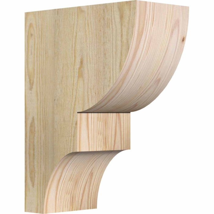 Ekena Millwork 6"W X 12"D X 12"H Ridgewood Rough Sawn Corbel - Image 9
