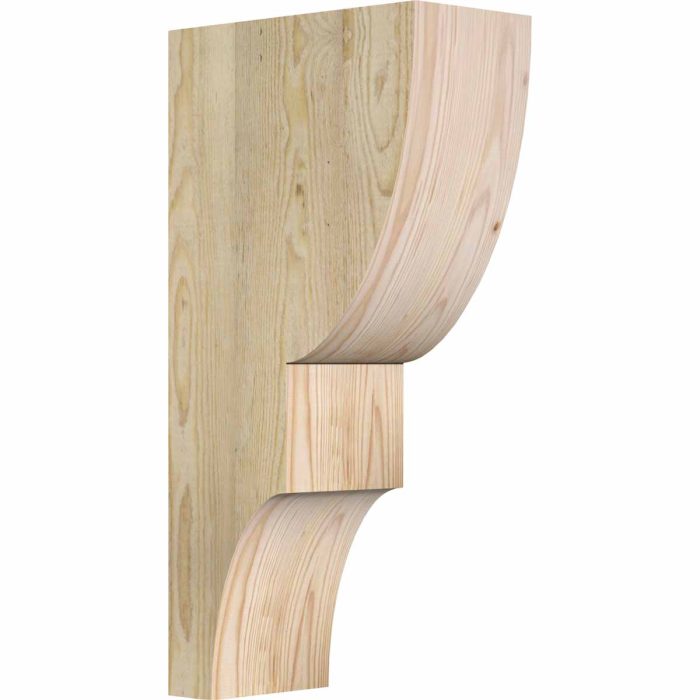Ekena Millwork 6"W X 12"D X 12"H Ridgewood Rough Sawn Corbel - Image 7