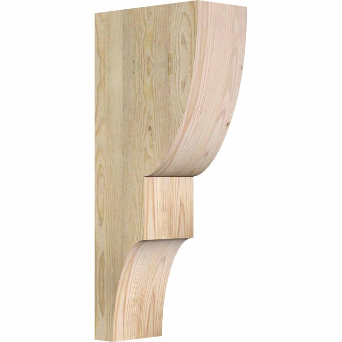 Ekena Millwork 6"W X 12"D X 12"H Ridgewood Rough Sawn Corbel - Image 6