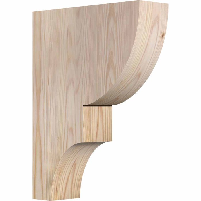 Ekena Millwork 3-1/2"W X 12"D X 12"H Ridgewood Smooth Corbel - Image 10