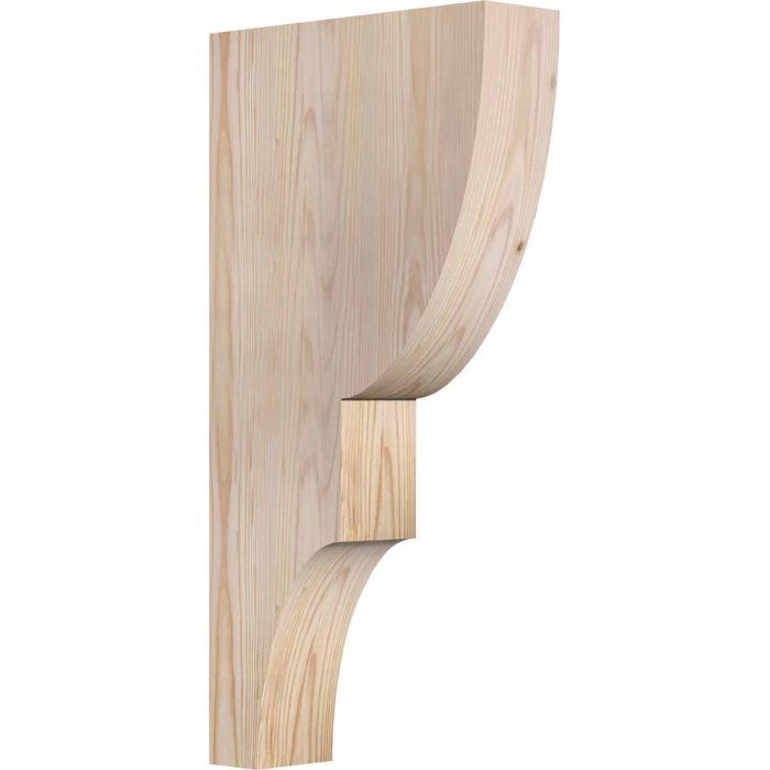 Ekena Millwork 3-1/2"W X 12"D X 12"H Ridgewood Smooth Corbel - Image 8