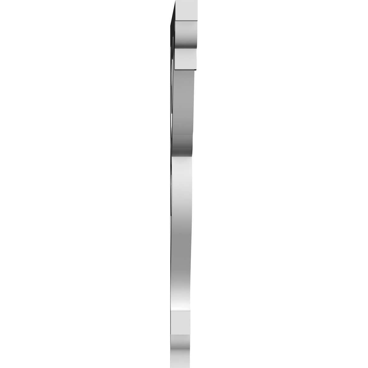 Ekena Millwork 5/8"W X 6-1/2"D X 11"H Finley Architectural Grade PVC Bracket - Image 3