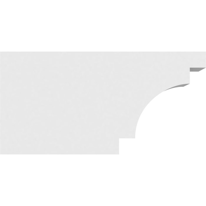 Ekena Millwork Standard Mediterranean Architectural Grade PVC Rafter Tail - Image 3