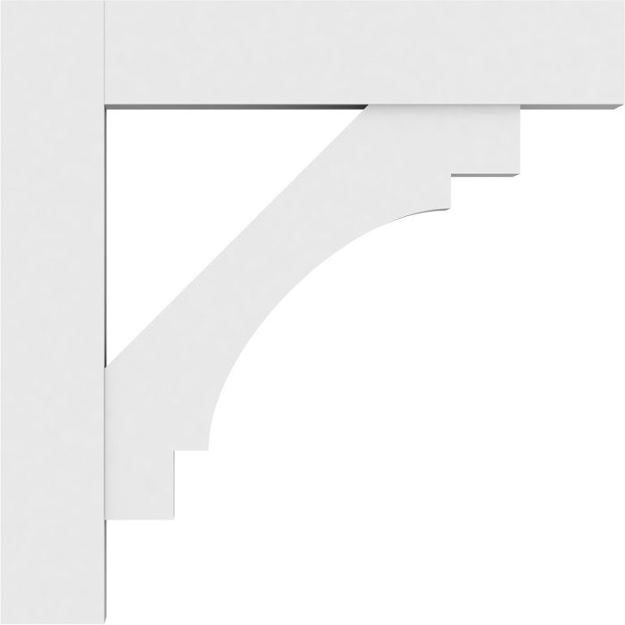 Ekena Millwork Standard Merced Architectural Grade PVC Bracket - Image 3