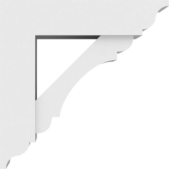 Ekena Millwork Architectural Grade Standard Olympic PVC Bracket - Image 3