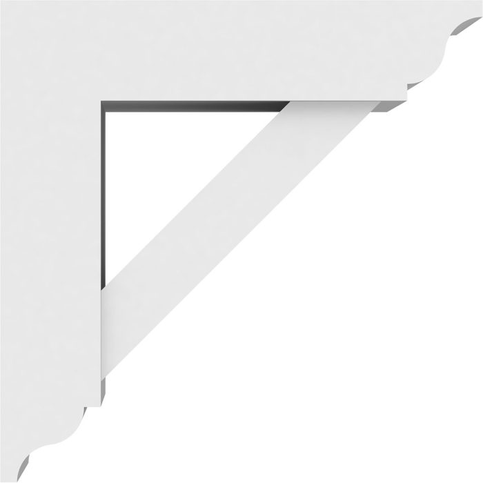 Ekena Millwork Architectural Grade Standard Traditional PVC Bracket - Image 3