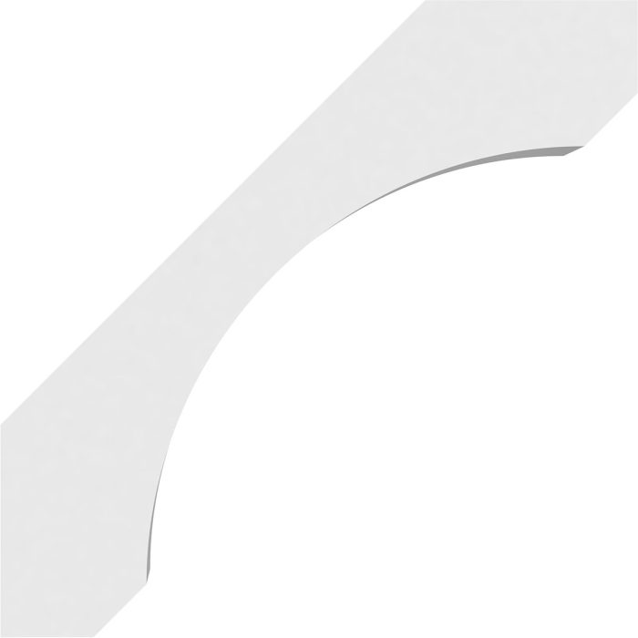 Ekena Millwork Standard Legacy Architectural Grade PVC Knee Brace - Image 4