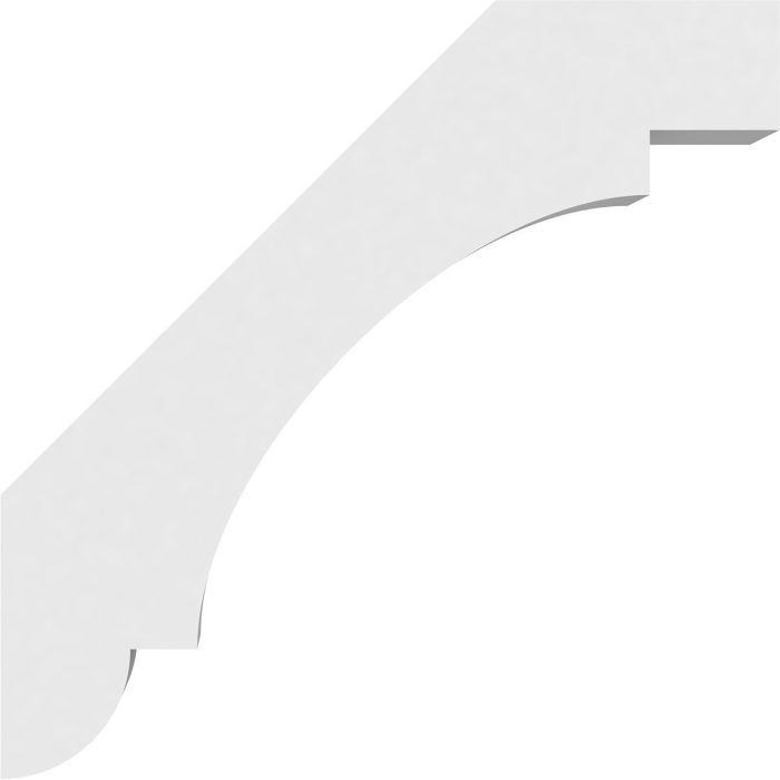Ekena Millwork Standard Aspen Architectural Grade PVC Knee Brace - Image 3