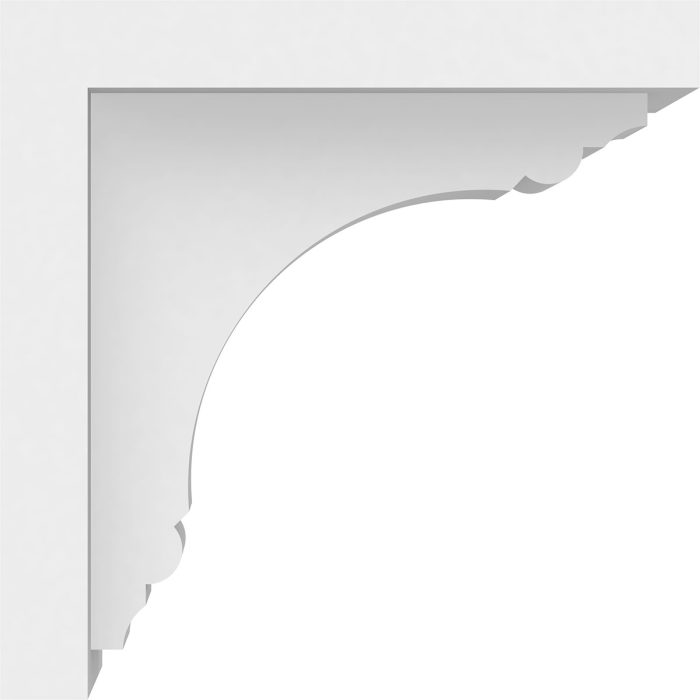 Ekena Millwork Standard Warren Architectural Grade PVC Bracket - Image 3