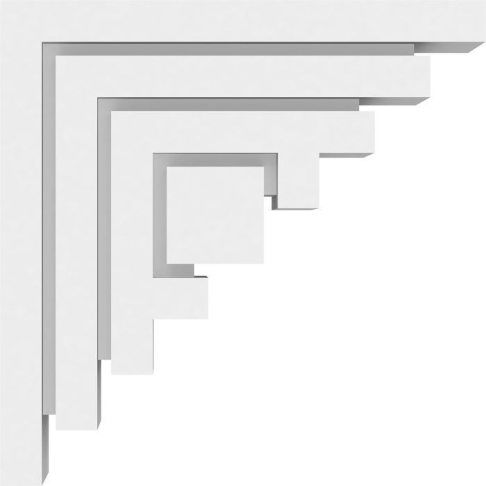 Ekena Millwork Standard Landon Architectural Grade PVC Bracket - Image 3