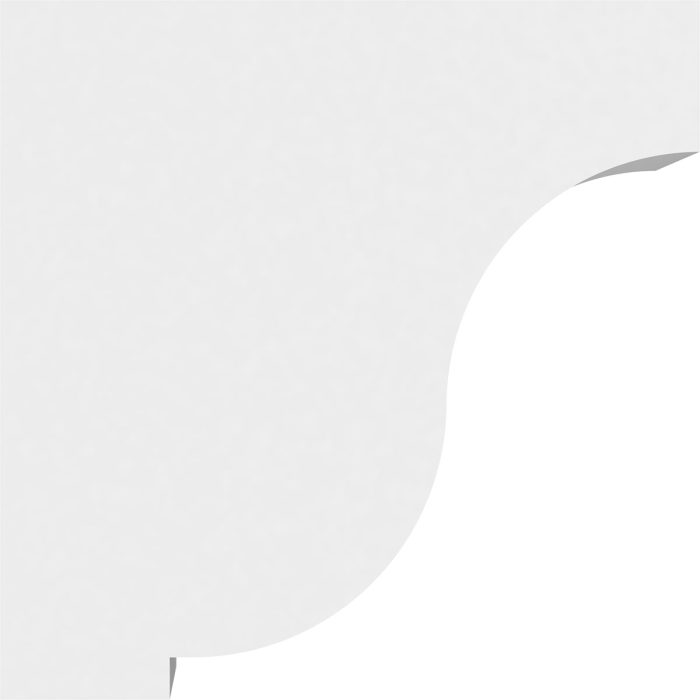 Ekena Millwork Standard Van Buren Architectural Grade PVC Bracket - Image 3