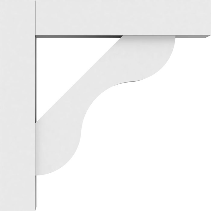 Ekena Millwork Architectural Grade Standard Carmel PVC Bracket - Image 8