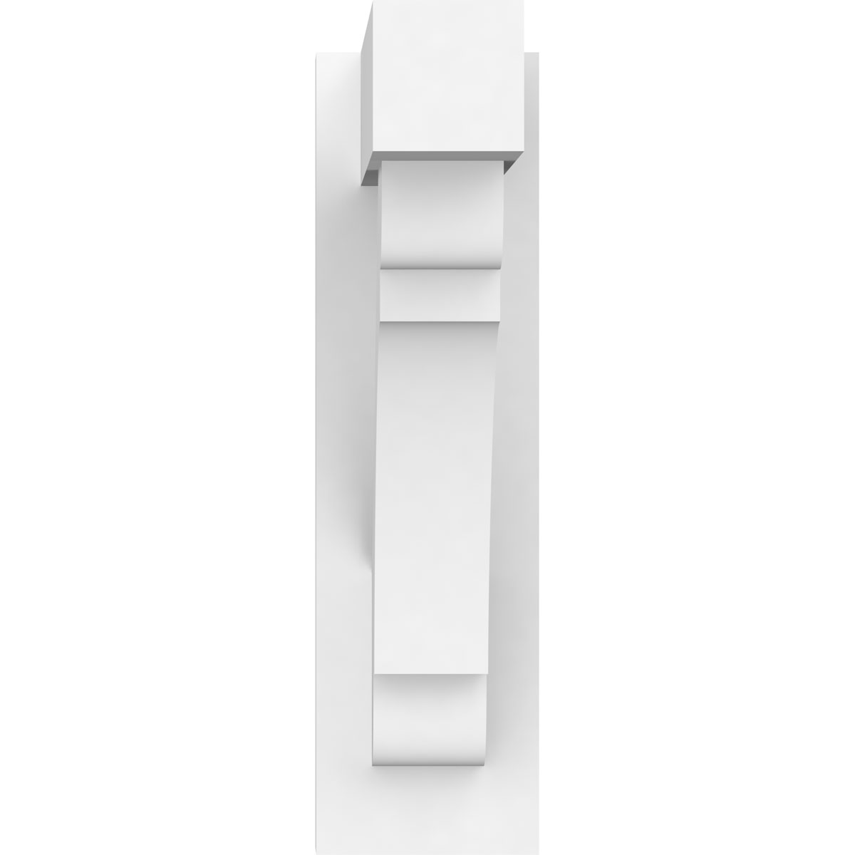 Ekena Millwork Olympic Architectural Grade PVC Outlooker With Block Ends - Image 3