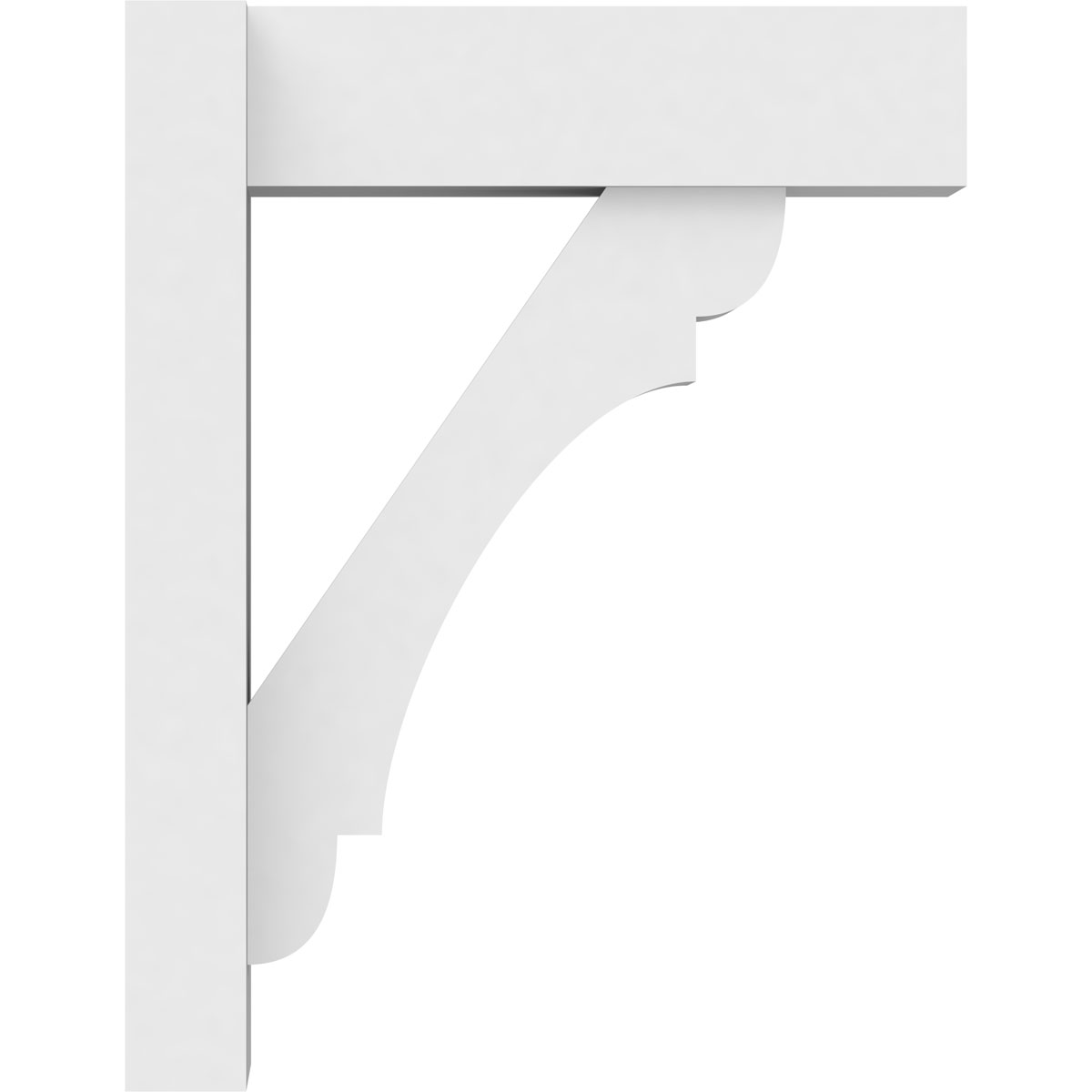 Ekena Millwork Olympic Architectural Grade PVC Outlooker With Block Ends - Image 2