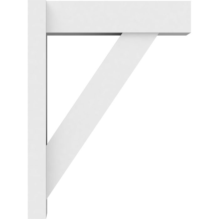 Ekena Millwork Traditional Architectural Grade PVC Outlooker With Block Ends - Image 2