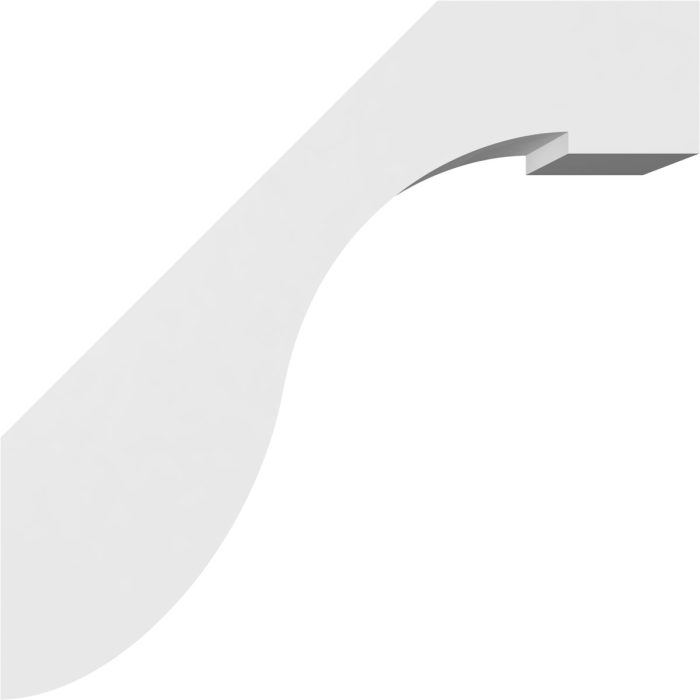 Ekena Millwork Del Monte Architectural Grade PVC Knee Brace - Image 3