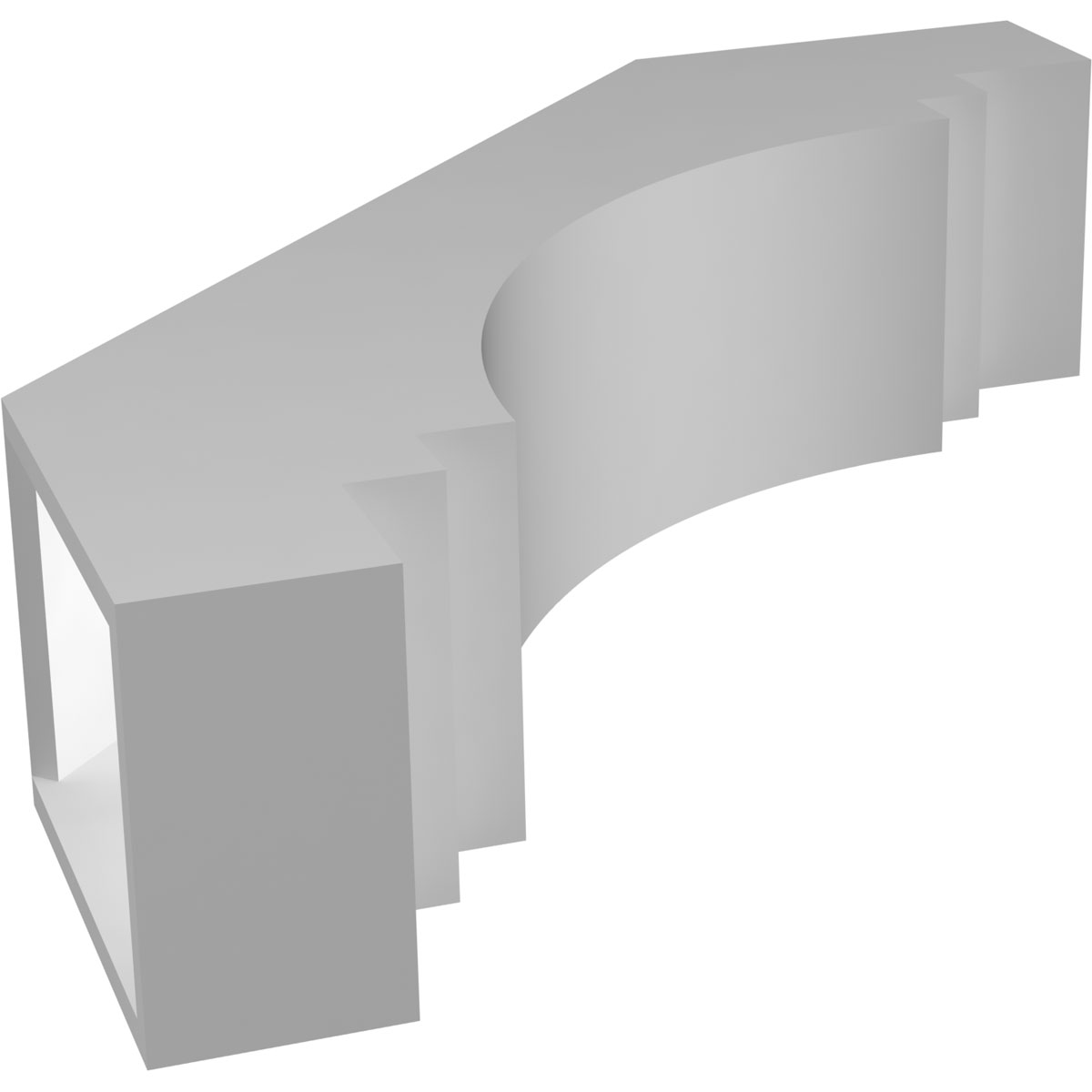 Ekena Millwork Pescadero Architectural Grade PVC Knee Brace - Image 4