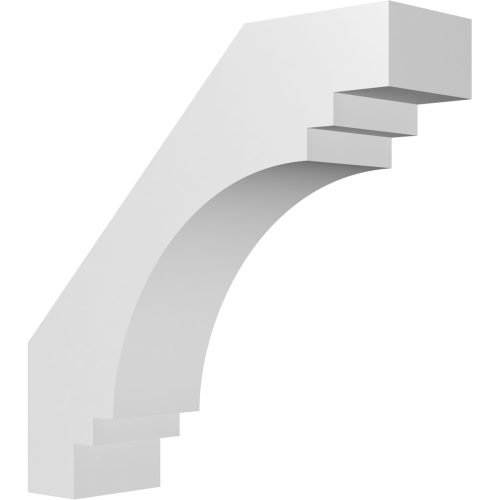 Ekena Millwork Pescadero Architectural Grade PVC Knee Brace