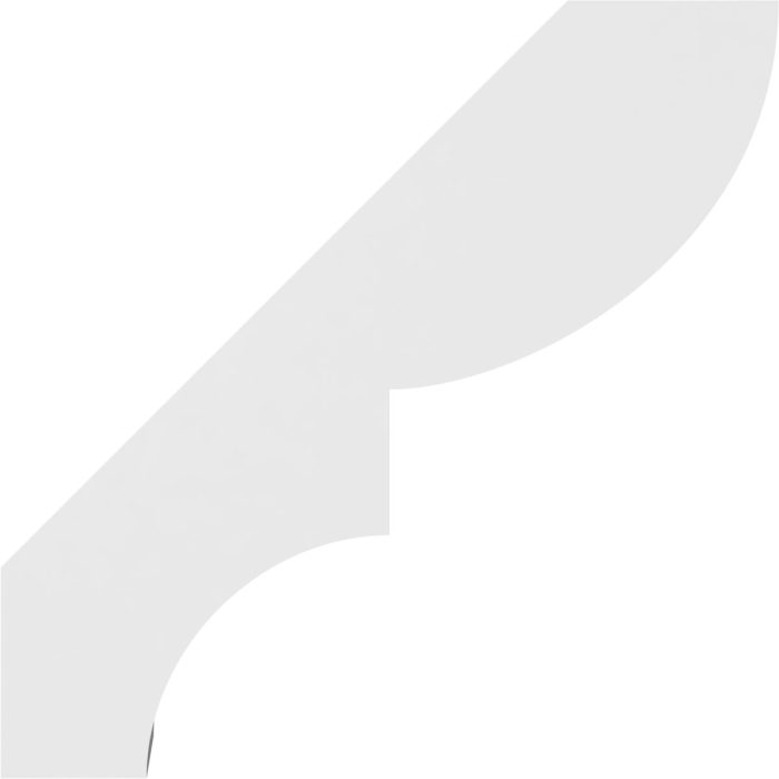 Ekena Millwork Ridgewood Architectural Grade PVC Knee Brace - Image 3