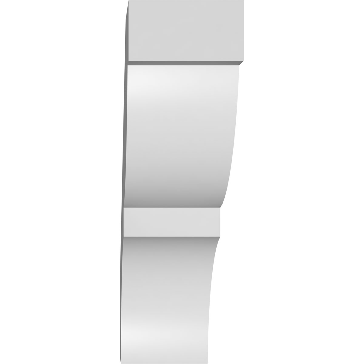 Ekena Millwork Valencia Architectural Grade PVC Knee Brace - Image 2