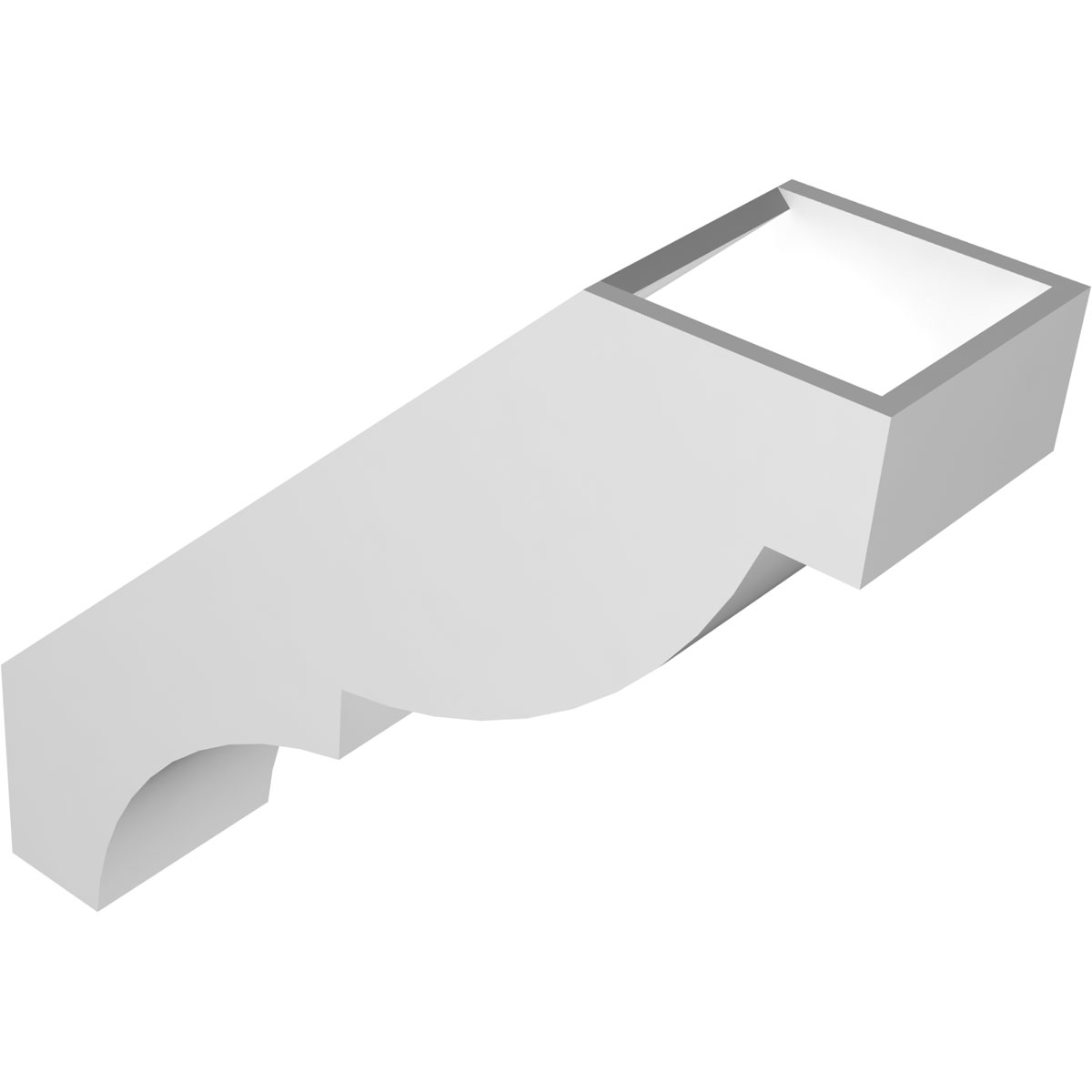 Ekena Millwork Valencia Architectural Grade PVC Knee Brace - Image 5