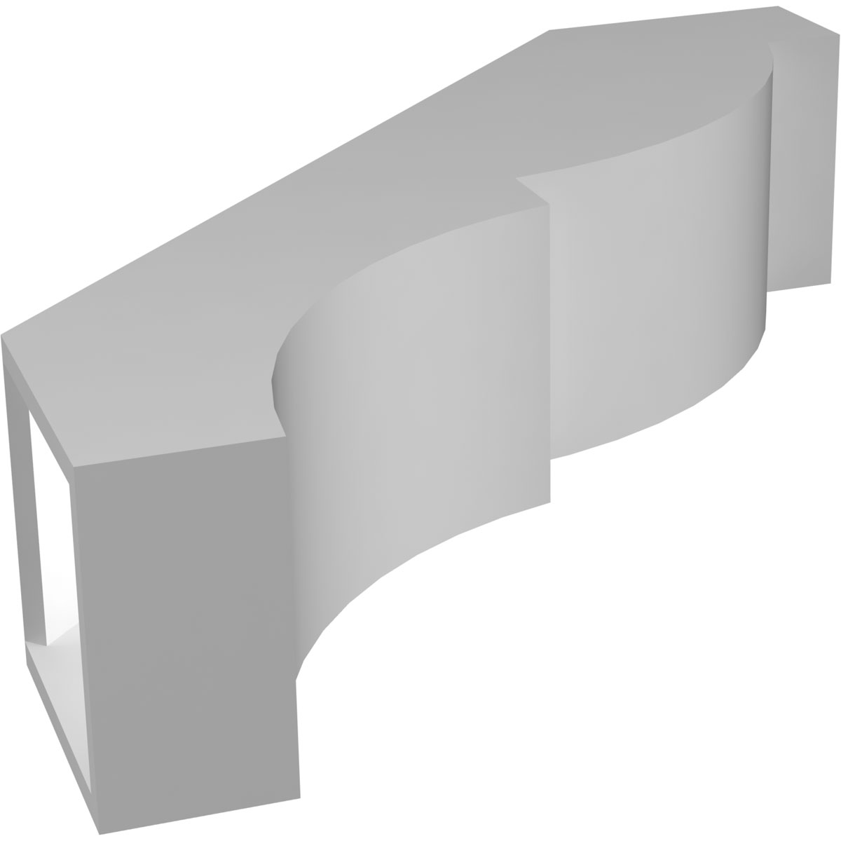 Ekena Millwork Valencia Architectural Grade PVC Knee Brace - Image 4