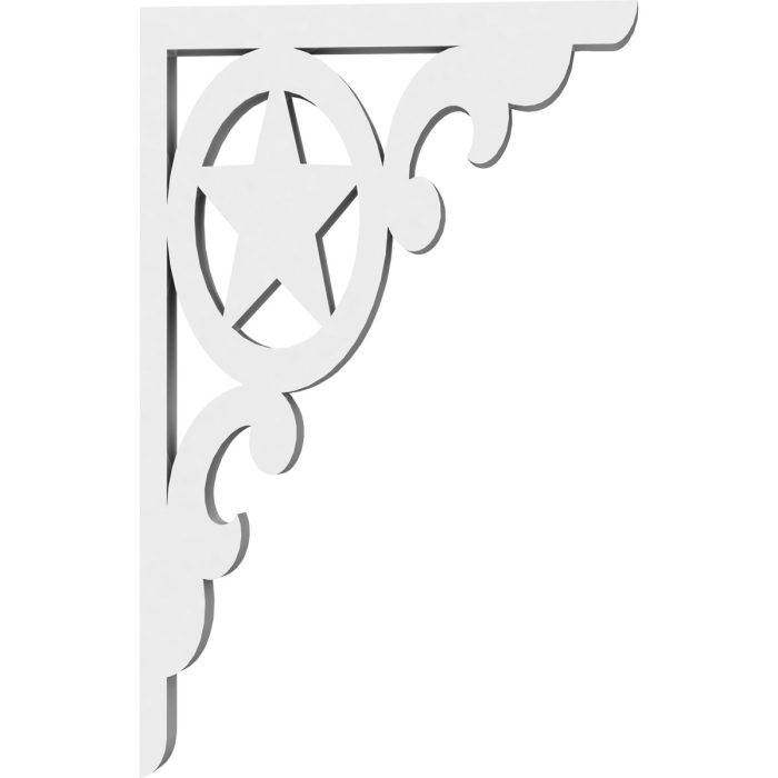 Ekena Millwork Austin Architectural Grade PVC Bracket - Image 3