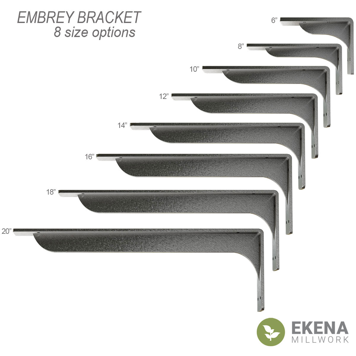 Ekena Millwork Embrey Steel Bracket - Image 2