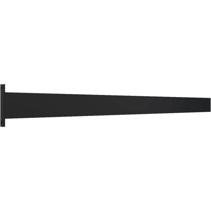 Ekena Millwork 2 1/2"W x 18"D Countertop Island Steel Bracket, Powder Coated Black - Image 9