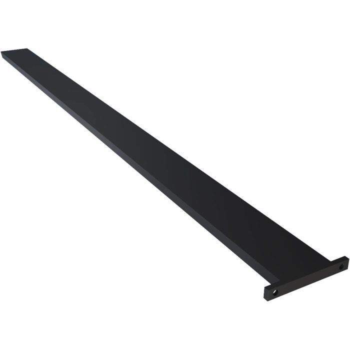 Ekena Millwork 2 1/2"W x 18"D Countertop Island Steel Bracket, Powder Coated Black - Image 6