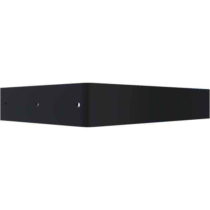 Ekena Millwork Powder Coated Black Countertop Support Steel Bracket - Image 2