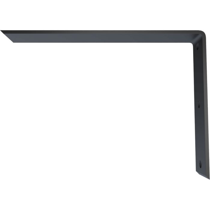 Ekena Millwork Powder Coated Black Countertop Support Steel Bracket - Image 4