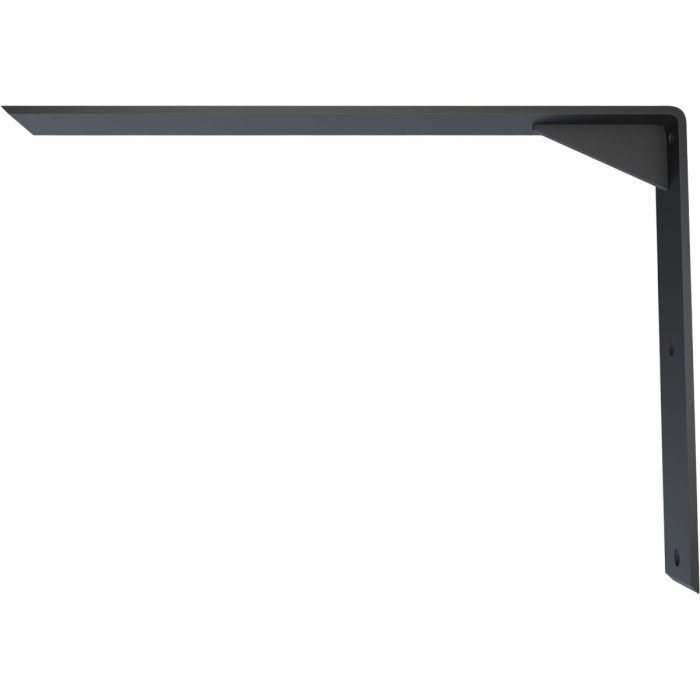 Ekena Millwork Powder Coated Black Countertop Support Steel Bracket w/ Gusset - Image 7