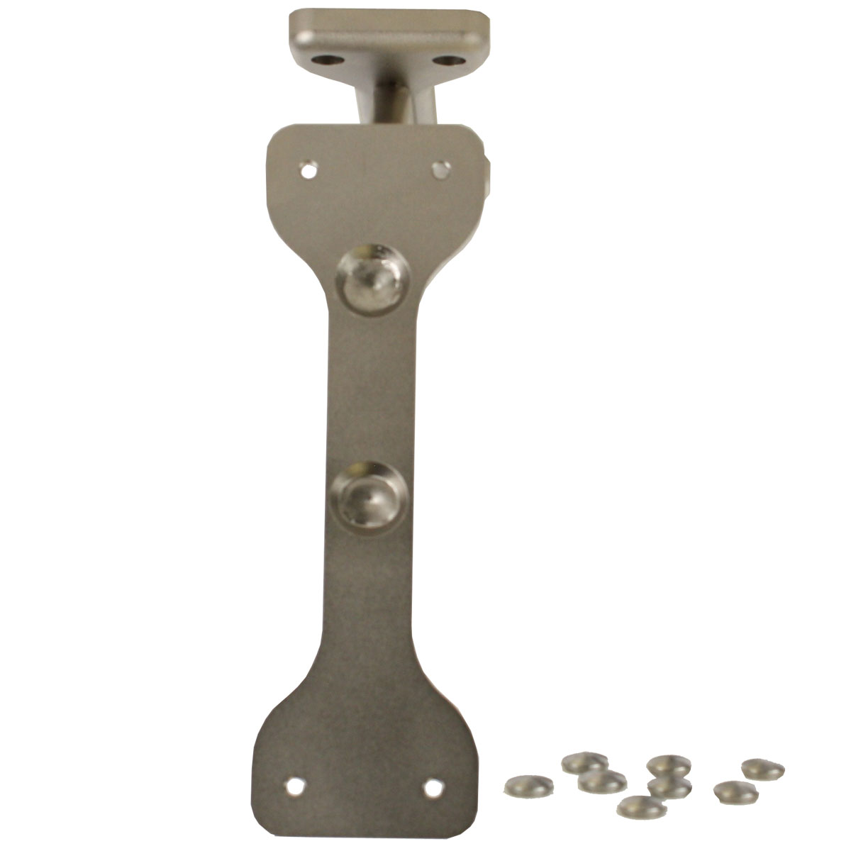 Asigma Designs  2 1/2"W x 10"D x 10"H Orion Satin Nickel Aluminum Bracket - Image 8