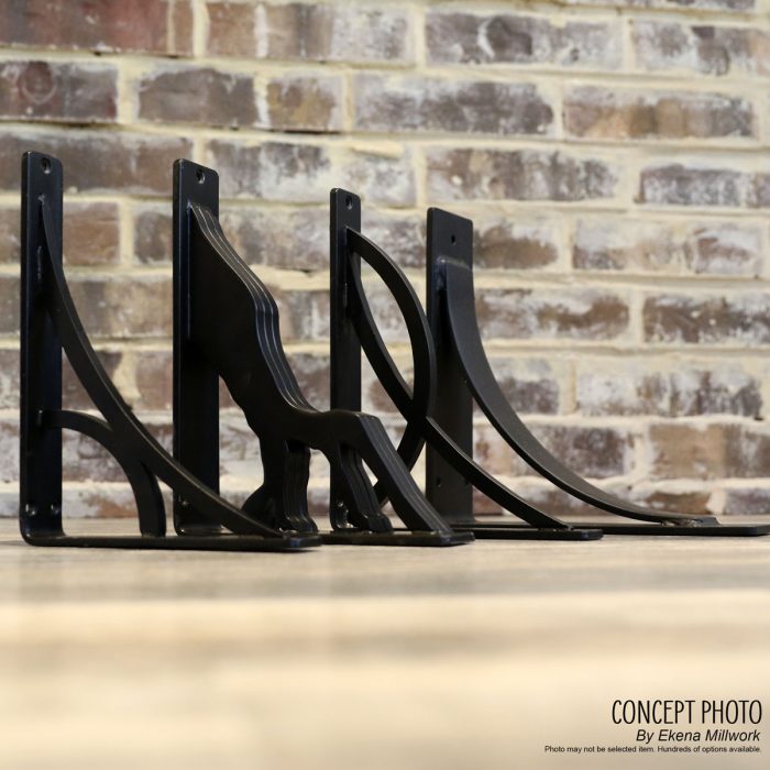 Ekena Millwork Miller Wrought Iron Bracket - Image 5