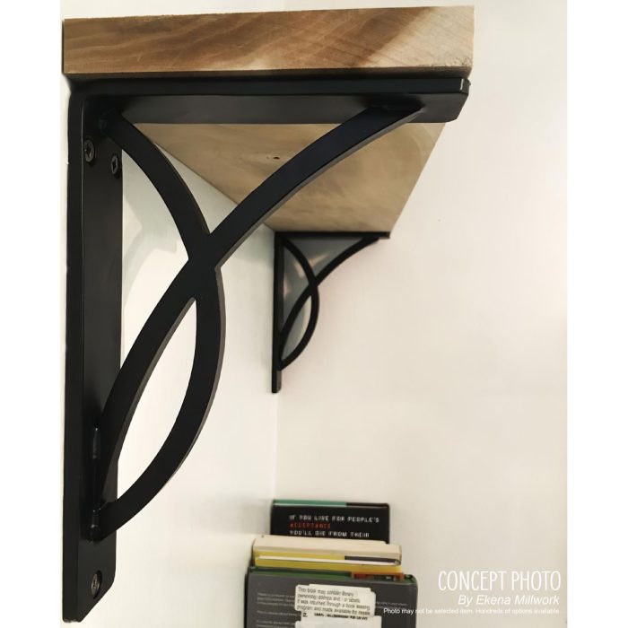 Ekena Millwork Miller Wrought Iron Bracket - Image 4