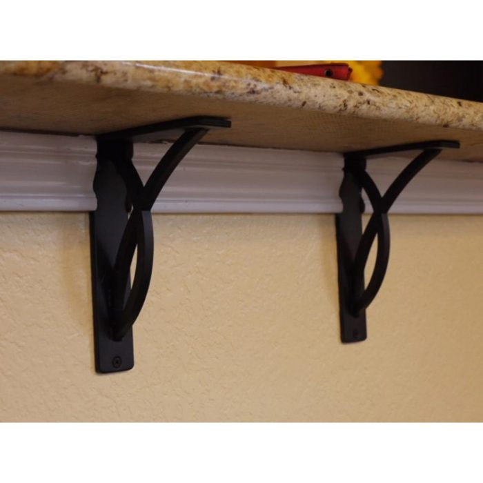Ekena Millwork Miller Wrought Iron Bracket - Image 3