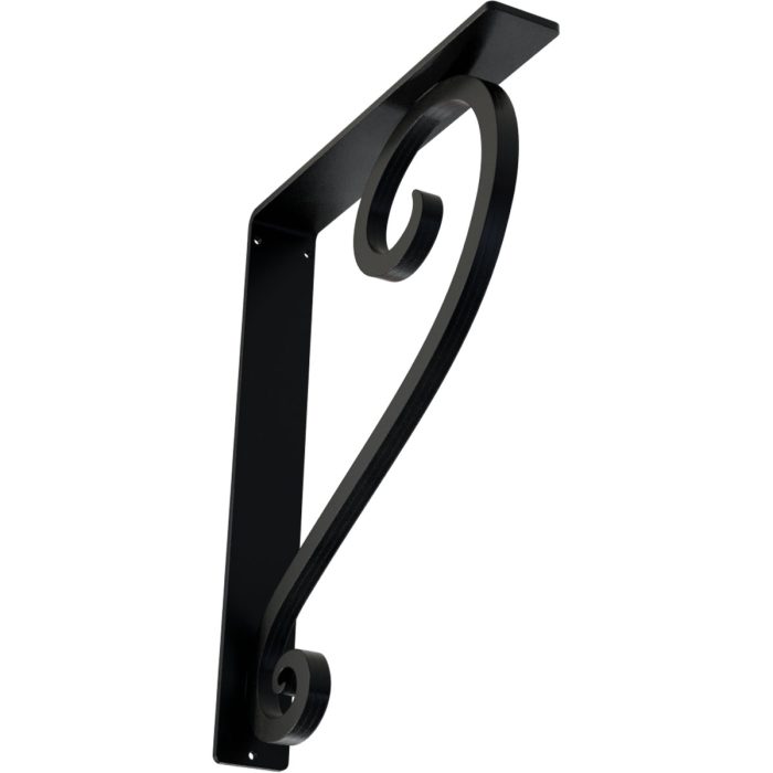 Ekena Millwork Edwards Wrought Iron Bracket - Image 9