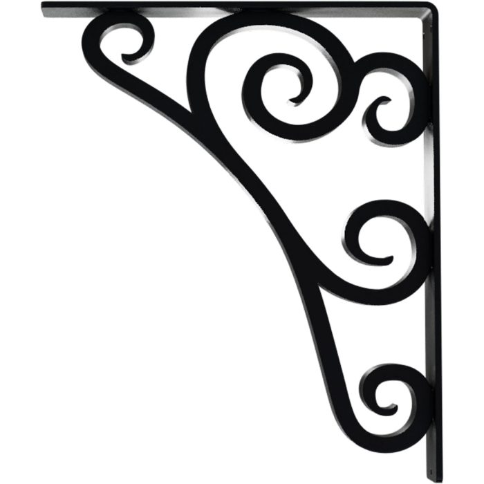 Ekena Millwork Tristan Wrought Iron Bracket - Image 5