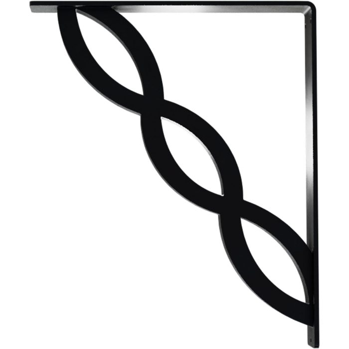 Ekena Millwork Loera Wrought Iron Bracket - Image 6