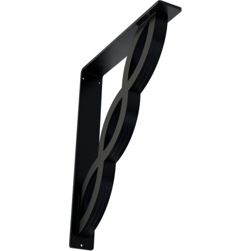 Ekena Millwork Loera Wrought Iron Bracket