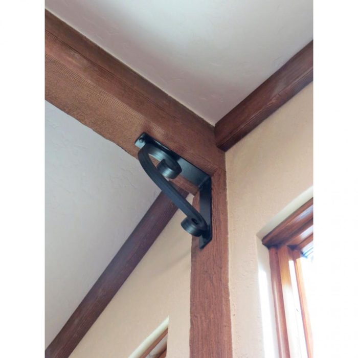 Ekena Millwork Edwards Wrought Iron Bracket - Image 2