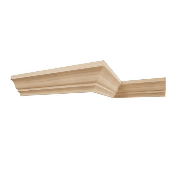 Ekena Millwork WM52 2 1/4"H x 1 1 5/8"P x 2 3/4"F x 96"L Americraft Solid Hardwood Stain Grade Crown Moulding - Image 3